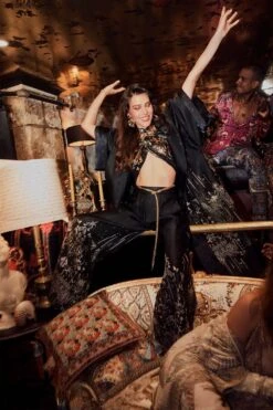 JACQUARD PANT WITH FRONT SEAMS REBELLE REBELLE -Vivid Couture 1000X1500 0000 180925 CAMILLA FRANCE 44 8230 1024x1024 2x 1a8a65f5 28ed 41b2 80cb 3a1c60991743