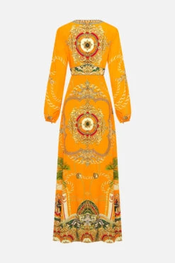 PRINTED LANTERN SLEEVE DRESS DANCING WITH THE BULLS -Vivid Couture 2023.04.19CAMILLAGM 1366