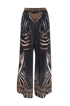 WIDE LEG TROUSER WITH FRONT POCKETS QUECHUA KING -Vivid Couture 9341458843865