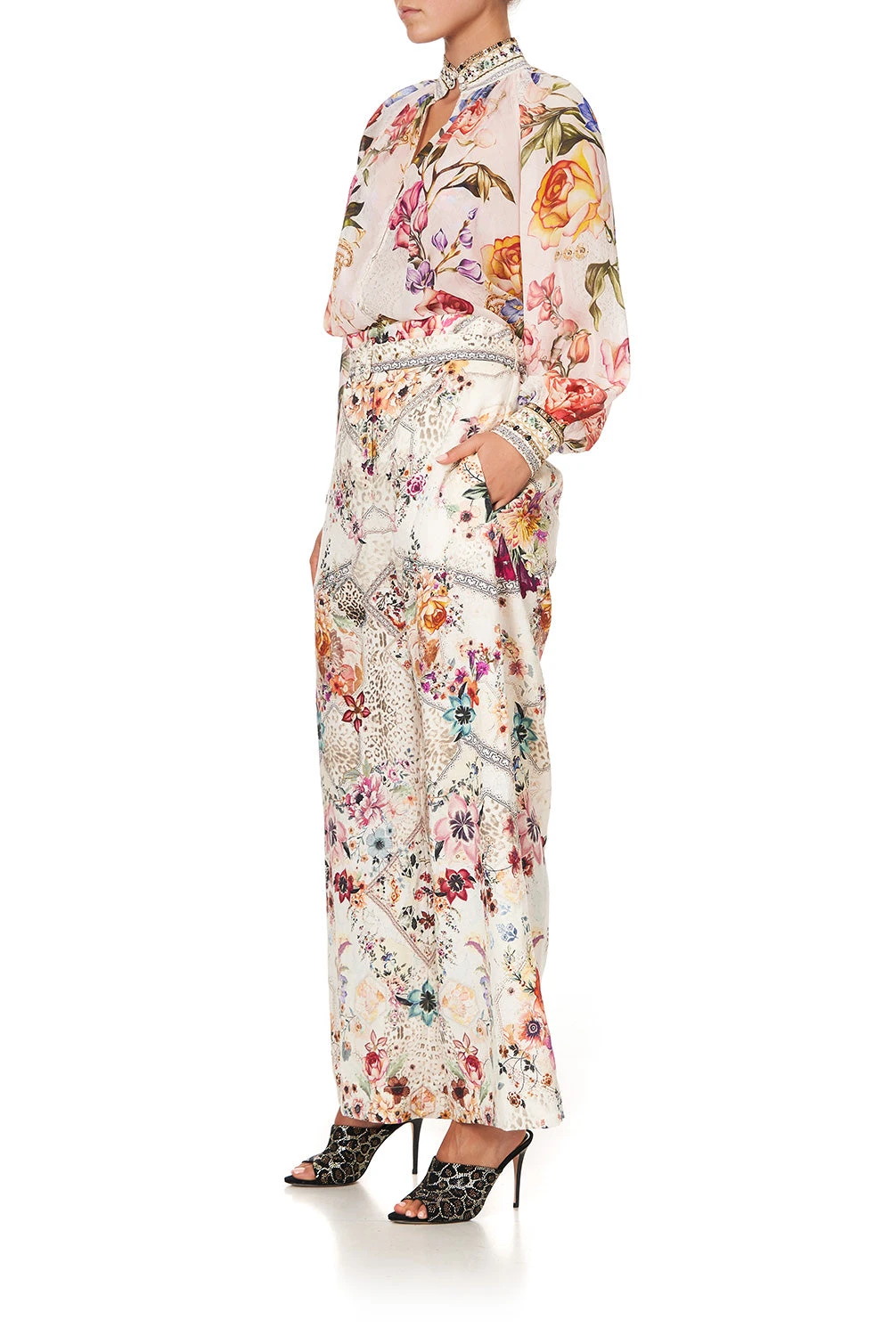 PAPERBAG WAIST WIDE LEG PANT SEW IN LOVE - Image 4