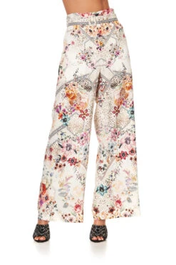 PAPERBAG WAIST WIDE LEG PANT SEW IN LOVE -Vivid Couture CAMILLA 00010298 PAPERBAG WAIST WIDE LEG PANT SEW IN LOVE 4