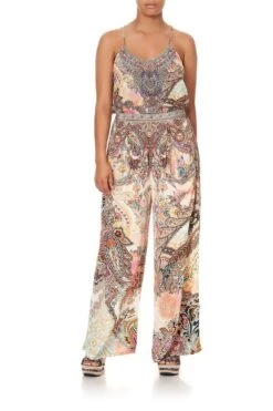 WIDE LEG TROUSER WITH FRONT POCKETS CARNABY DISCO