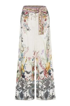 PAPERBAG WAIST WIDE LEG PANT TRUE ROMANCE -Vivid Couture CAMILLA 00011386 PAPERBAG WAIST WIDE LEG PANT TRUE ROMANCE GHOST a0b81b49 1a2a 401f bc5a e01d0aedefd4