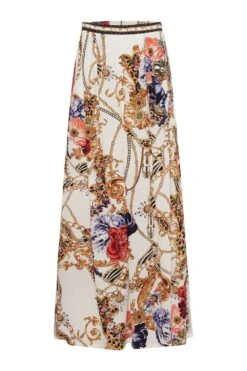 TUCK FRONT PANT REIGN SUPREME -Vivid Couture CAMILLA 00012613 WIDE LEG TROUSER REIGN SUPREME GHOST