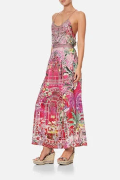 TUCK FRONT PANT GLASSHOUSE ROMANCE 11 TUCK FRONT PANT GLASSHOUSE ROMANCE -Vivid Couture CAMILLA 00013426 TUCK FRONT PANT GLASSHOUSE ROMANCE 2