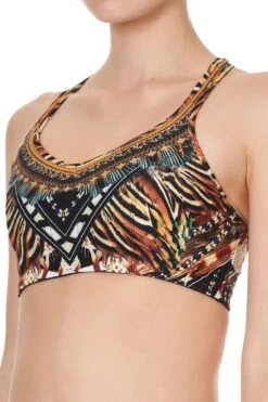 PANELLED ACTIVE BRA LOST PARADISE -Vivid Couture CAMILLA 00014094 PANELLED ACTIVE BRA LOST PARADISE 5