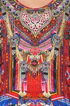 LOOSE FIT ROUND NECK TEE KALEIDOSCOPE KEEPSAKE -Vivid Couture CAMILLA 00014098 LOOSE FIT ROUND NECK TEE KAILIS KALEIDOSCOPE 5