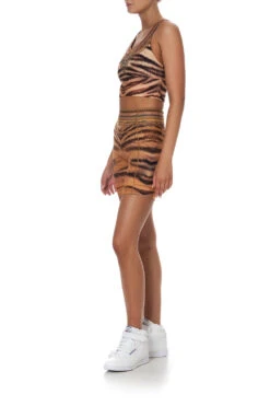 BANDED RACER BACK CROP FELINE FINE -Vivid Couture CAMILLA 00015116 BANDED RACER BACK CROP FELINE FINE 2