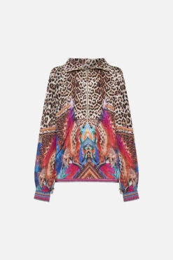 HALF ZIP WINDBREAKER PULLOVER KINGDOM CALL -Vivid Couture CAMILLA 00015954 HALF ZIP WINDBREAKER PULLOVER KINGDOM CALL GHOST 1