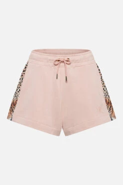 TERRY SHORT WITH CONTRAST STRIPE MOTO MAIKO -Vivid Couture CAMILLA 00016322 TERRY SHORT WITH CONTRAST STRIPE MOTOMAKO GHOST 1