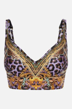 V-NECK ACTIVE CROP SHES GOT GRACE -Vivid Couture CAMILLA 00016329 V NECK ACTIVE CROP SHES GOT GRACE GHOST