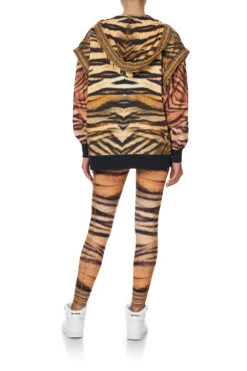 HOODIE WITH FRONT OPENING FELINE FINE 8 HOODIE WITH FRONT OPENING FELINE FINE -Vivid Couture CAMILLA 00016643 HOODIE WITH FRONT OPENING FELINE FINE 3