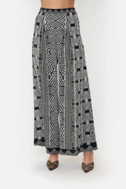 TUCK FRONT PANT KNIGHT OF THE WILD -Vivid Couture CAMILLA 00016756 TUCK FRONT PANT KNIGHT OF THE WILD 1