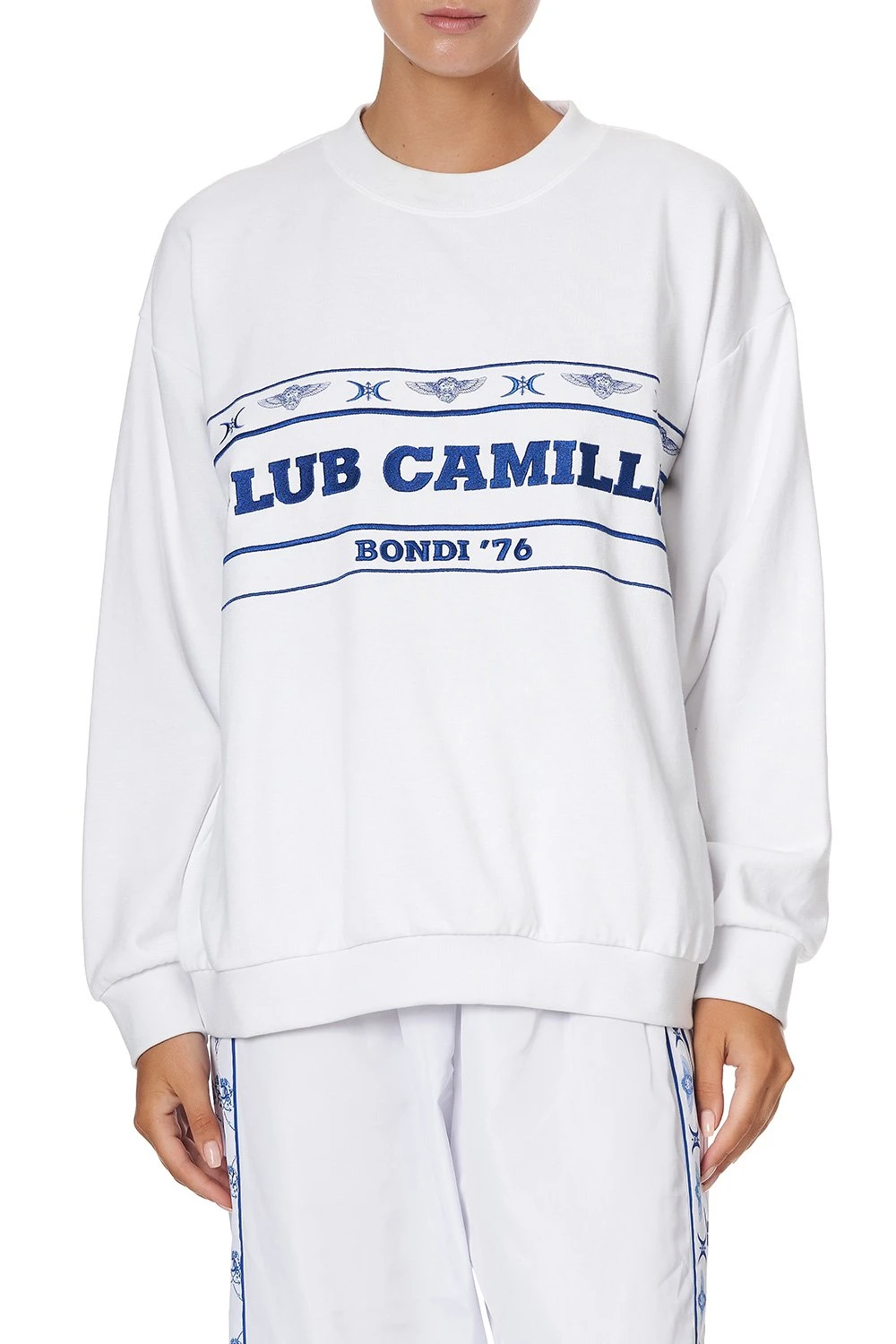 OVERSIZED SWEAT WITH CONTRAST STRIPE NIERIKA - Image 4