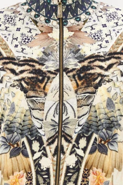 ZIP FRONT SWEAT JACKET MOTO MAIKO -Vivid Couture CAMILLA 00018109 ZIP FRONT SWEAT JACKET MOTO MAIKO 5