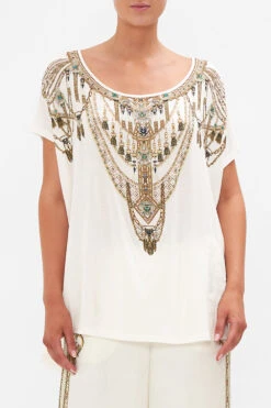 LOOSE FIT TEE SOAR LIKE AN EAGLE -Vivid Couture CAMILLA 00019532 LOOSE FIT TEE SOAR LIKE AN EAGLE 4