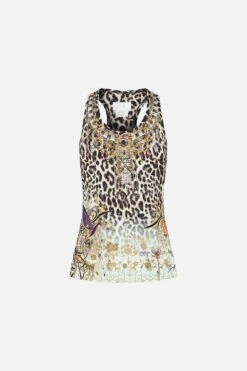 RACER BACK TANK NOMADIC NYMPH -Vivid Couture CAMILLA 00019749 RACER BACK TANK NOMADIC NYMPH GHOST 1