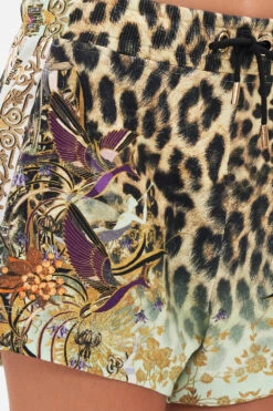 TERRY SHORT WITH CONTRAST STRIPE NOMADIC NYMPH -Vivid Couture CAMILLA 00019762 TERRY SHORT WITH CONTRAST STRIPE NOMADIC NYMPH 5