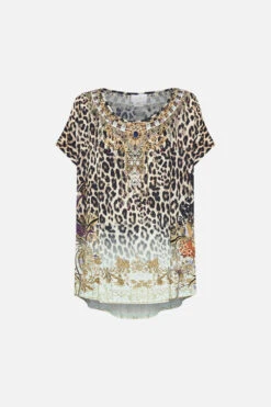 LOOSE FIT TEE NOMADIC NYMPH -Vivid Couture CAMILLA 00019872 LOOSE FIT TEE NOMADIC NYMPH GHOST 1