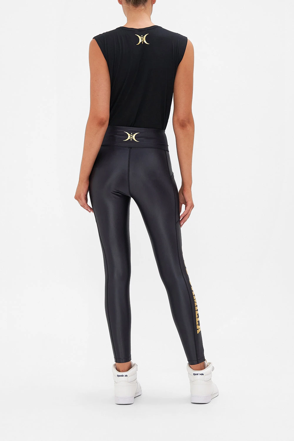 ACTIVE LEGGING WITH FRONT HEM ZIP UNDER THE NEON SUN - Image 2