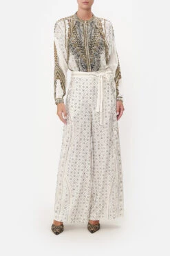 PAPERBAG WAIST WIDE LEG PANT LUXE ESPIRITU