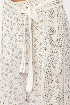 PAPERBAG WAIST WIDE LEG PANT LUXE ESPIRITU -Vivid Couture CAMILLA 00019939 PAPERBAG WAIST WIDE LEG PANT LUXE ESPIRITU 5