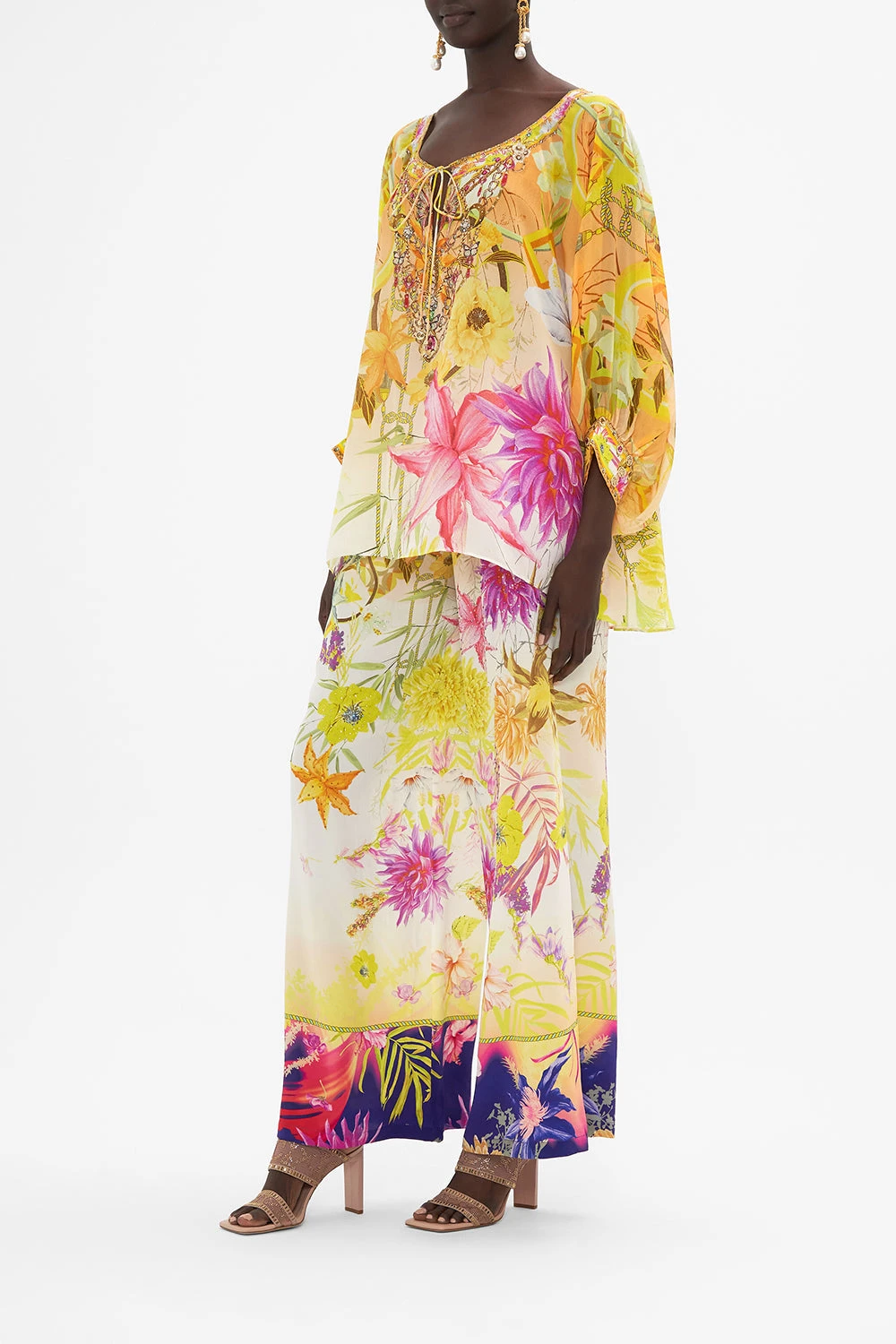 RAGLAN SLEEVE BLOUSE WITH CUFF HOW DOES YOUR GARDEN GROW - Image 4