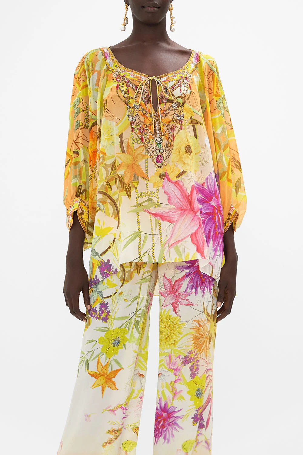 RAGLAN SLEEVE BLOUSE WITH CUFF HOW DOES YOUR GARDEN GROW - Image 5