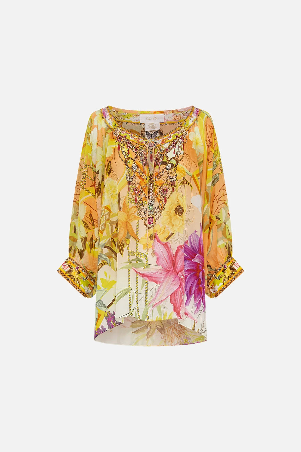 RAGLAN SLEEVE BLOUSE WITH CUFF HOW DOES YOUR GARDEN GROW - Image 3