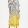 GATHERED WAIST KAFTAN MOON AND BACK -Vivid Couture CAMILLA 00020414 GATHERED WAIST KAFTAN MOON AND BACK 1 c83cb514 3bcc 4732 a7af b2d3a584e6f9