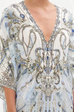 GATHERED WAIST KAFTAN MOON AND BACK -Vivid Couture CAMILLA 00020414 GATHERED WAIST KAFTAN MOON AND BACK 5