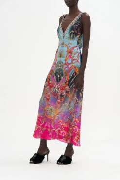 V-NECK SLIP DRESS WHAT LIES BENEATH -Vivid Couture CAMILLA 00020426 V NECK SLIP DRESS WHAT LIES BENEATH 2