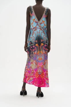 V-NECK SLIP DRESS WHAT LIES BENEATH -Vivid Couture CAMILLA 00020426 V NECK SLIP DRESS WHAT LIES BENEATH 3