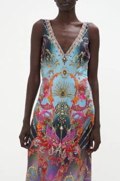 V-NECK SLIP DRESS WHAT LIES BENEATH -Vivid Couture CAMILLA 00020426 V NECK SLIP DRESS WHAT LIES BENEATH 4