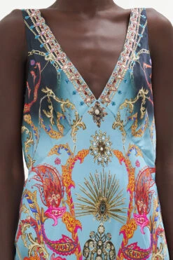 V-NECK SLIP DRESS WHAT LIES BENEATH -Vivid Couture CAMILLA 00020426 V NECK SLIP DRESS WHAT LIES BENEATH 5