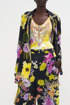 SPLIT CUFF SOFT JACKET PEACE BE WITH YOU -Vivid Couture CAMILLA 00020452 SPLIT CUFF LAYER PEACE BE WITH YOU 4