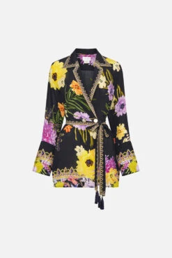 SPLIT CUFF SOFT JACKET PEACE BE WITH YOU -Vivid Couture CAMILLA 00020452 SPLIT CUFF LAYER PEACE BE WITH YOU GHOST