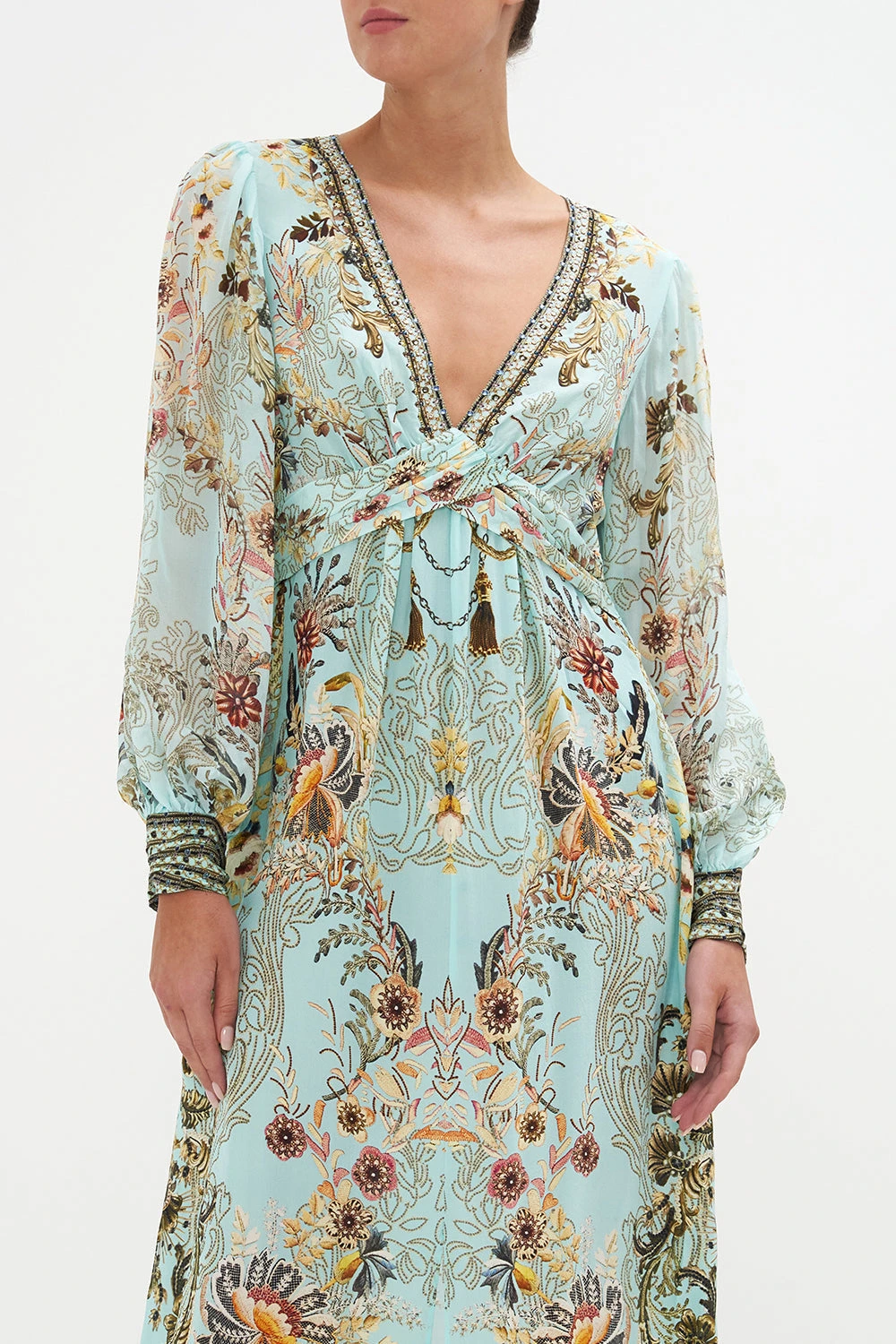 TWIST FRONT LONG DRESS ADIEU YESTERDAY 7 TWIST FRONT LONG DRESS ADIEU YESTERDAY - Image 5