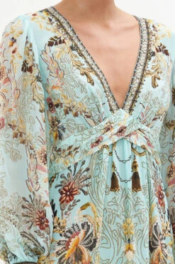 TWIST FRONT LONG DRESS ADIEU YESTERDAY 13 TWIST FRONT LONG DRESS ADIEU YESTERDAY -Vivid Couture CAMILLA 00020472 TWIST FRONT LONG DRESS ADIEU YESTERDAY 5