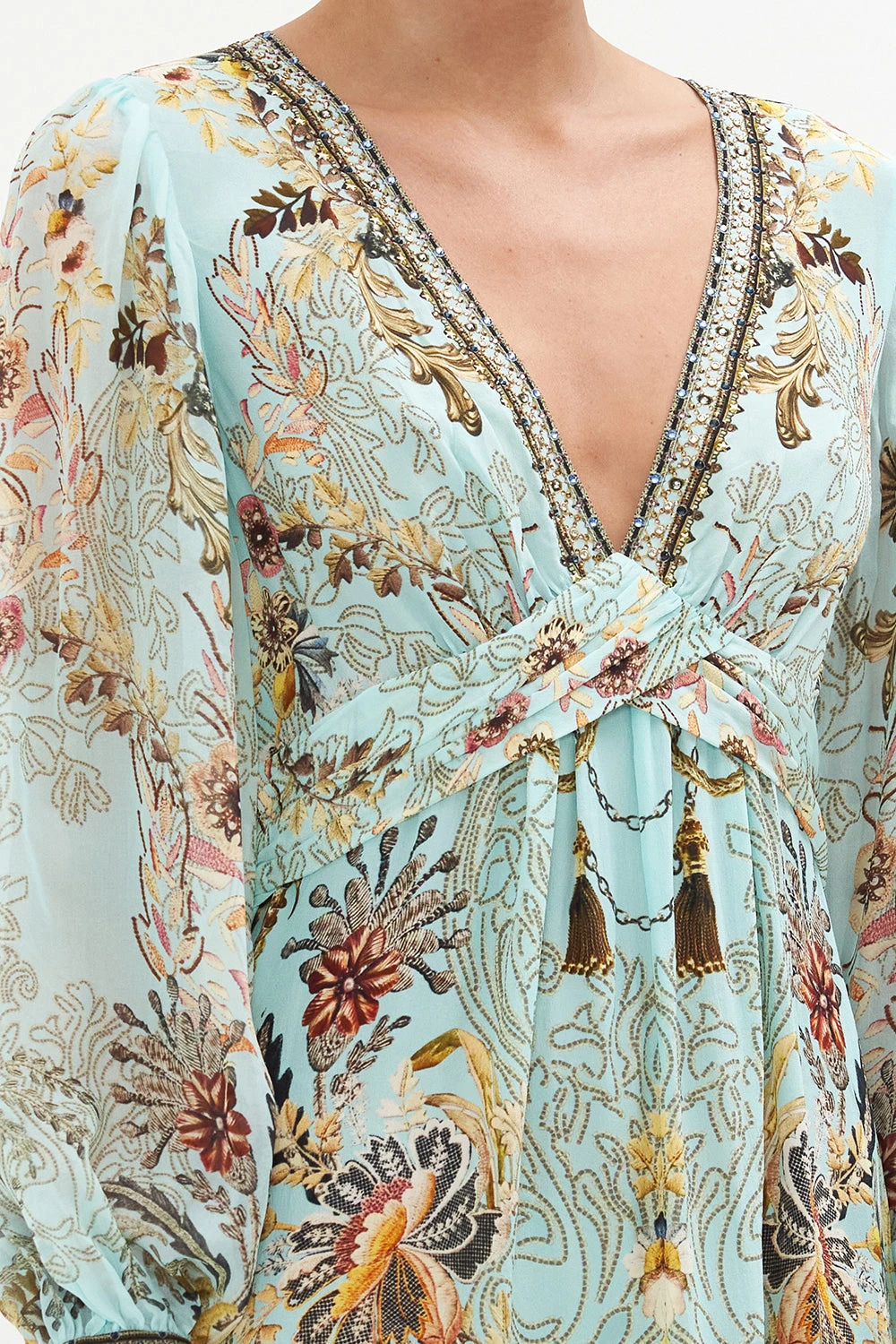 TWIST FRONT LONG DRESS ADIEU YESTERDAY 8 TWIST FRONT LONG DRESS ADIEU YESTERDAY - Image 6