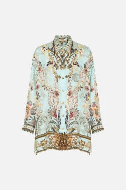 SINGLE POCKET SHIRT ADIEU YESTERDAY -Vivid Couture CAMILLA 00020476 SINGLE POCKET SHIRT ADIEU YESTERDAY GHOST