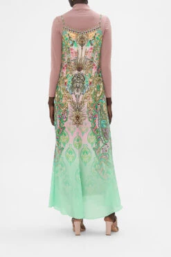 LONG PANEL SLIP DRESS LOST CITY -Vivid Couture CAMILLA 00020513 LONG PANEL SLIP DRESS LOST CITY MODEST 2