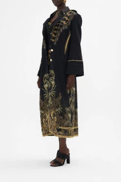 LONG MILITARY COAT THE NIGHT IS NOIR -Vivid Couture CAMILLA 00020543 LONG MILITARY COAT THE NIGHT IS NOIR 2