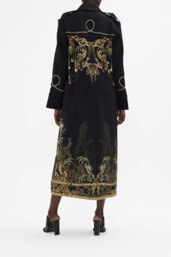 LONG MILITARY COAT THE NIGHT IS NOIR -Vivid Couture CAMILLA 00020543 LONG MILITARY COAT THE NIGHT IS NOIR 3