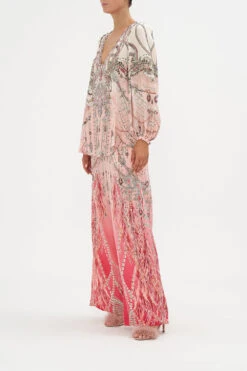 V NECK BLOUSON SLEEVE BLOUSE STARSHIP SISTAS -Vivid Couture CAMILLA 00020585 V NECK BLOUSON SLEEVE BLOUSE STARSHIP SISTAS 2