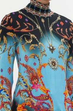 JERSEY TURTLENECK WHAT LIES BENEATH -Vivid Couture CAMILLA 00020614 JERSEY TURTLENECK WHAT LIES BENEATH 5