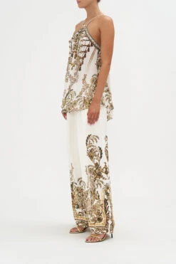 HALTER TOP WITH HARDWARE ROAD TO RICHESSE -Vivid Couture CAMILLA 00020628 HALTER TOP WITH HARDWARE ROAD TO RICHESSE 2