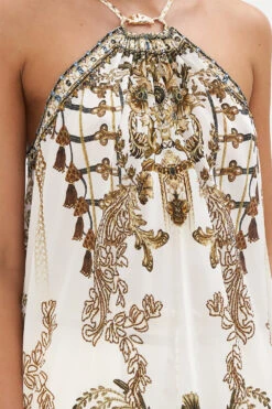 HALTER TOP WITH HARDWARE ROAD TO RICHESSE -Vivid Couture CAMILLA 00020628 HALTER TOP WITH HARDWARE ROAD TO RICHESSE 5