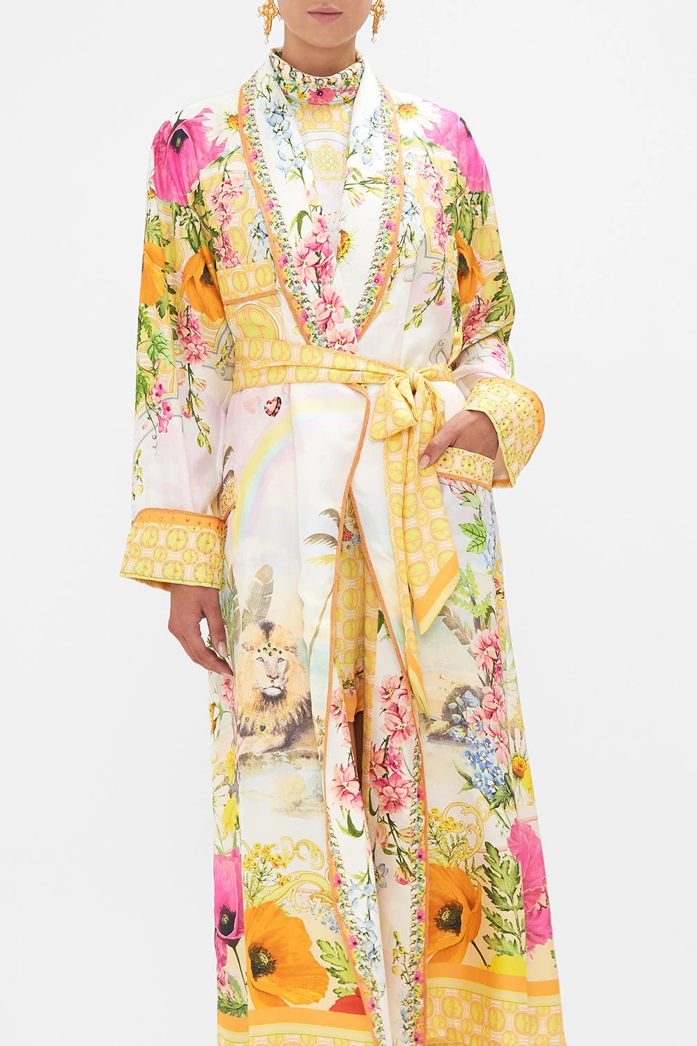 LONG ROBE WITH TIE SUNLIGHT SYMPHONY 7 LONG ROBE WITH TIE SUNLIGHT SYMPHONY - Image 5