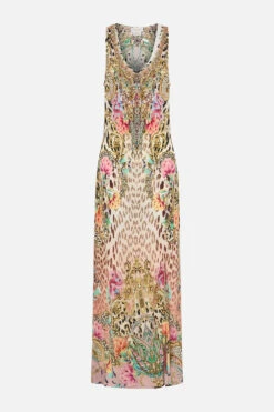 BIAS CUT TANK DRESS QUEEN ATLANTIS -Vivid Couture CAMILLA 00020691 BIAS CUT TANK DRESS QUEEN ATLANTIS GHOST